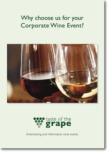 taste of the grape brochure